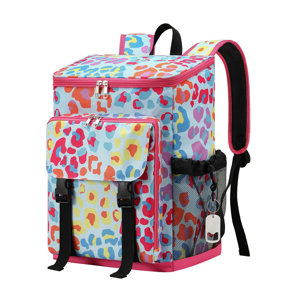 DYSHAYEN Cooler Backpack,Lightweight Backpack Cooler Insulated Leak Proof,30 Cans Soft Cooler Bag for Beach,Camping,Beach,Picnic,Lunch