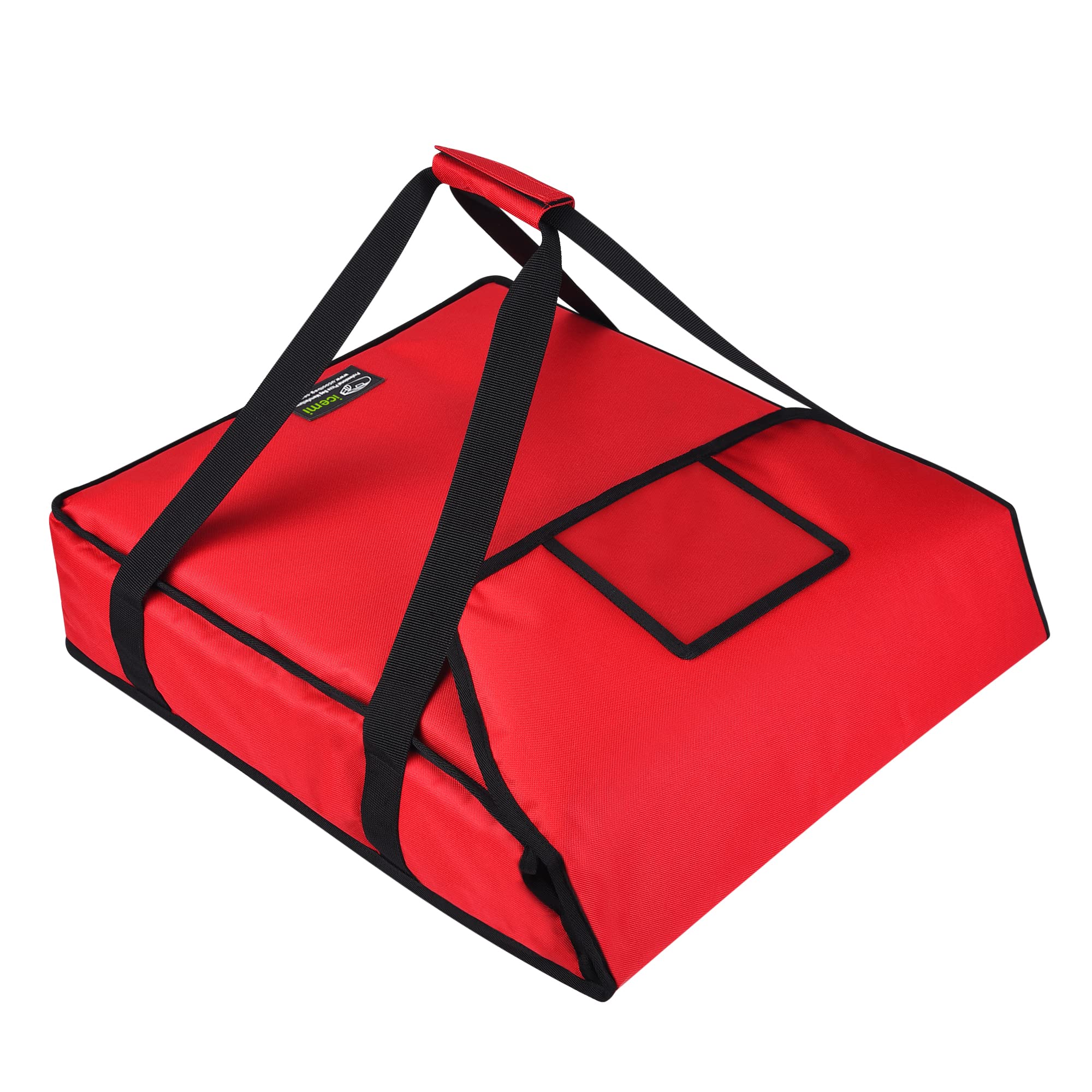 Pizza Bags for Delivery 20" X 20" X 6" - Moisture-Free, Professional Thermal Pizza Warmer, Heavy-Duty Pizza Delivery Bag, Suitable for Restaurants,Picnic Uber Eats & Door Dash（Silver）