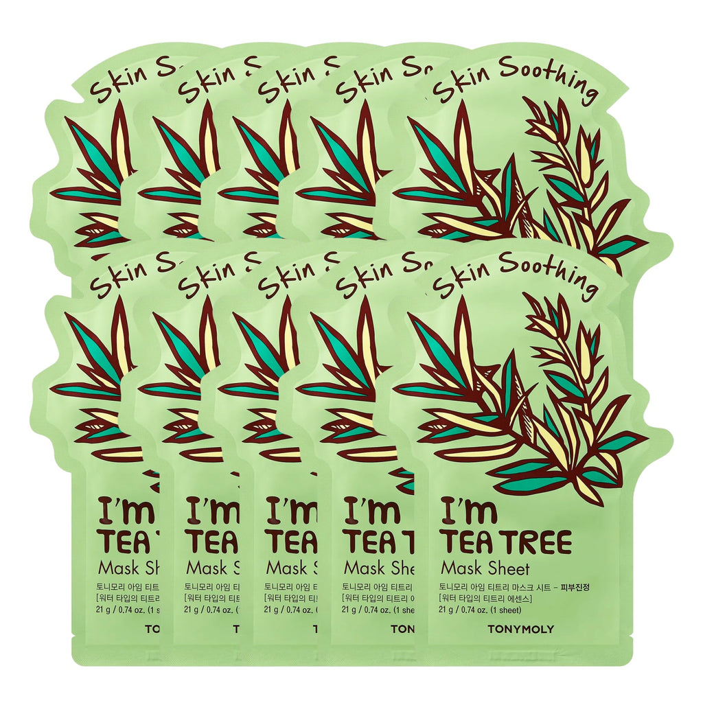 TONYMOLY I’m Sheet Mask Gift Set – Korean Face Mask Variety Pack with Hydrating & Vitamin Essences, 10 Pack