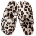 Snug Leaves Women's Fuzzy Scuff Slippers Soft Comfy Memory Foam Non-slip Indoor House Shoes