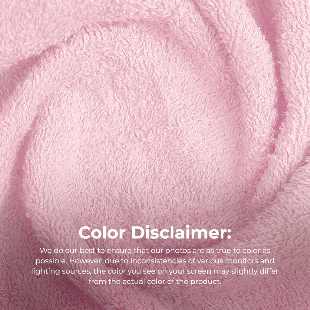 Avalon Towels Salon Towel - Pink Hand Towels Bulk Pack of 24 - 100% Cotton Absorbent Spa, Facial & Gym Towel for Working Out - 16x27 Inches (Not Bleach Proof)