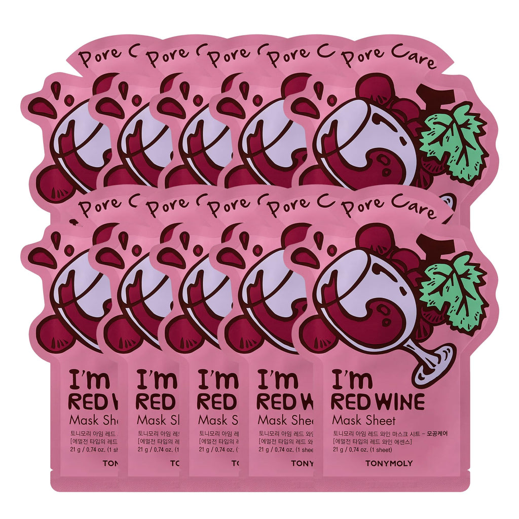 TONYMOLY I’m Sheet Mask Gift Set – Korean Face Mask Variety Pack with Hydrating & Vitamin Essences, 10 Pack