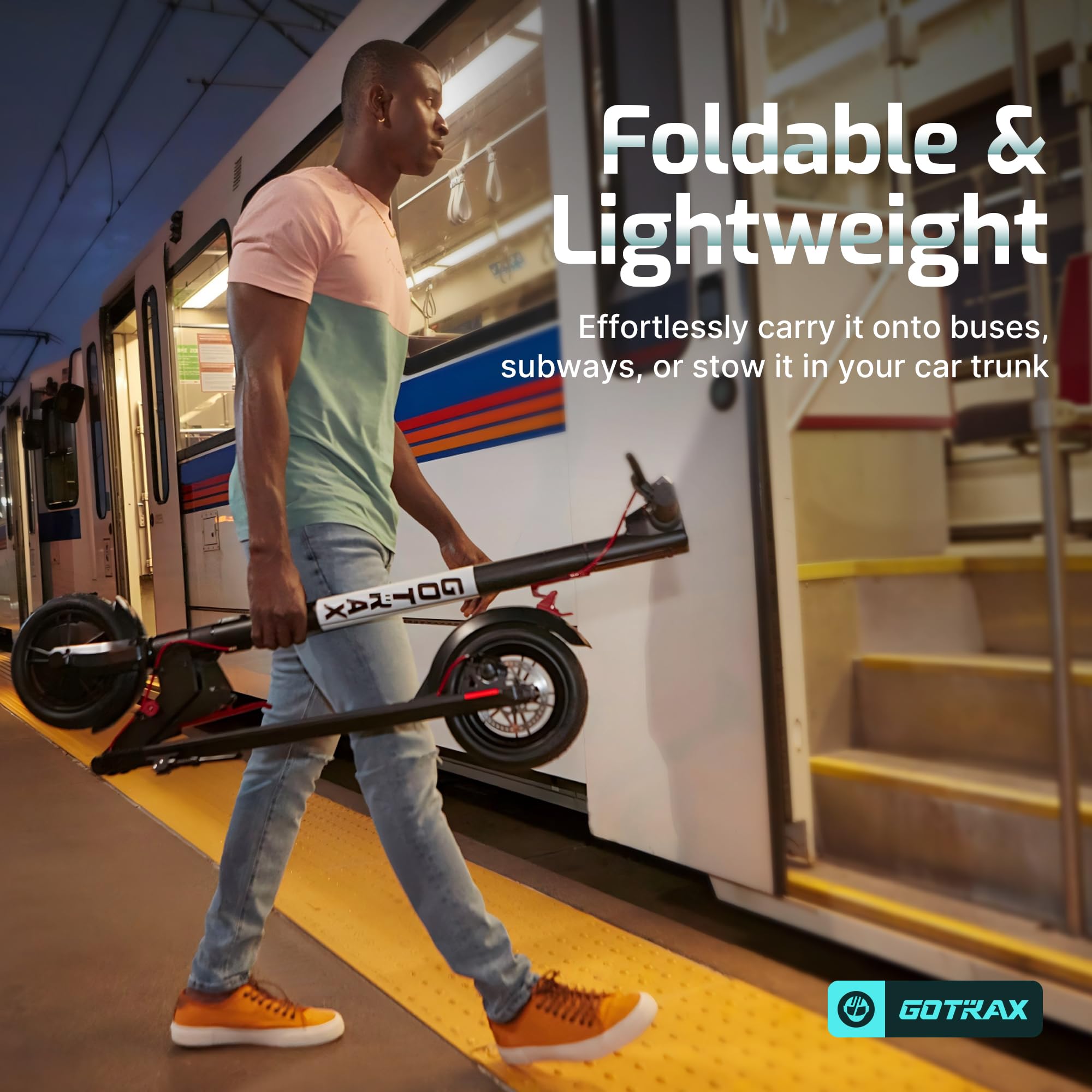 Gotrax GXL V2 Electric Scooter for Adult, 8.5" Solid Tire Max 12 Mile 15.5Mph Speed Powered By 250W Motor, Foldable Commuting E Scooter for Adult