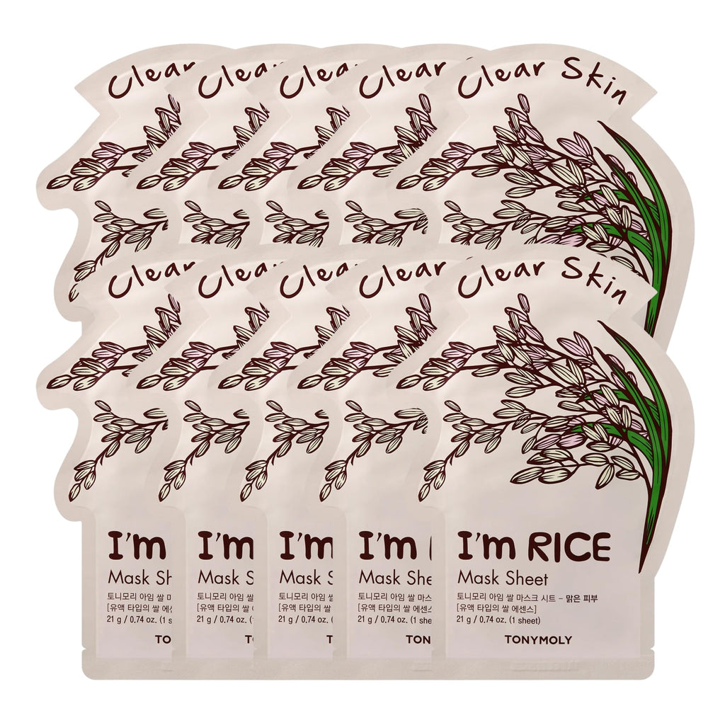 TONYMOLY I’m Sheet Mask Gift Set – Korean Face Mask Variety Pack with Hydrating & Vitamin Essences, 10 Pack