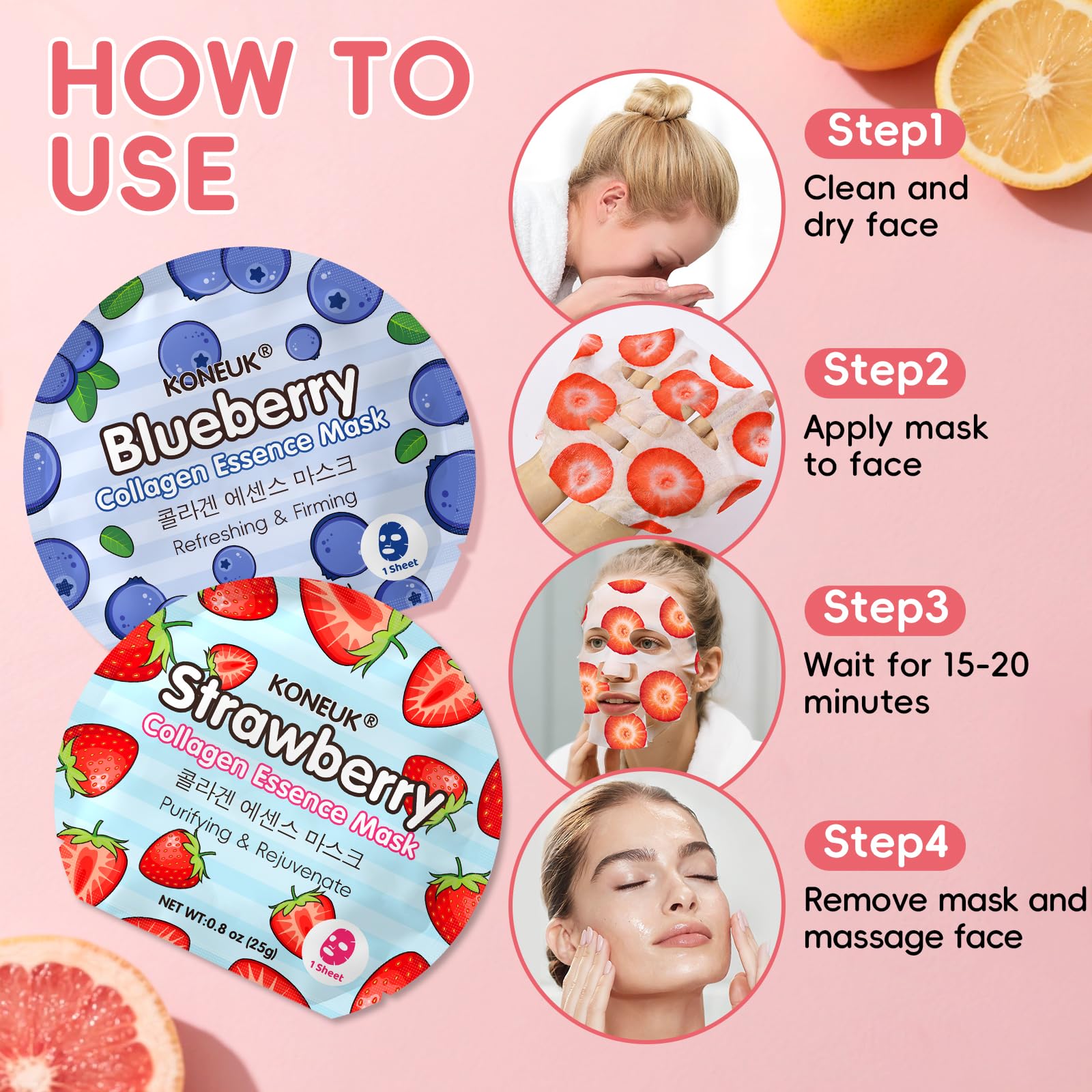 KONEUK 30 Pack Aloe Vera Hydrating Face Masks Skincare, Moisturizing & Soothing Sheet Face Mask for Skin Care, Bulk Aloe Face Masks for After Sun Skin Care, Spa Party Gifts for Women