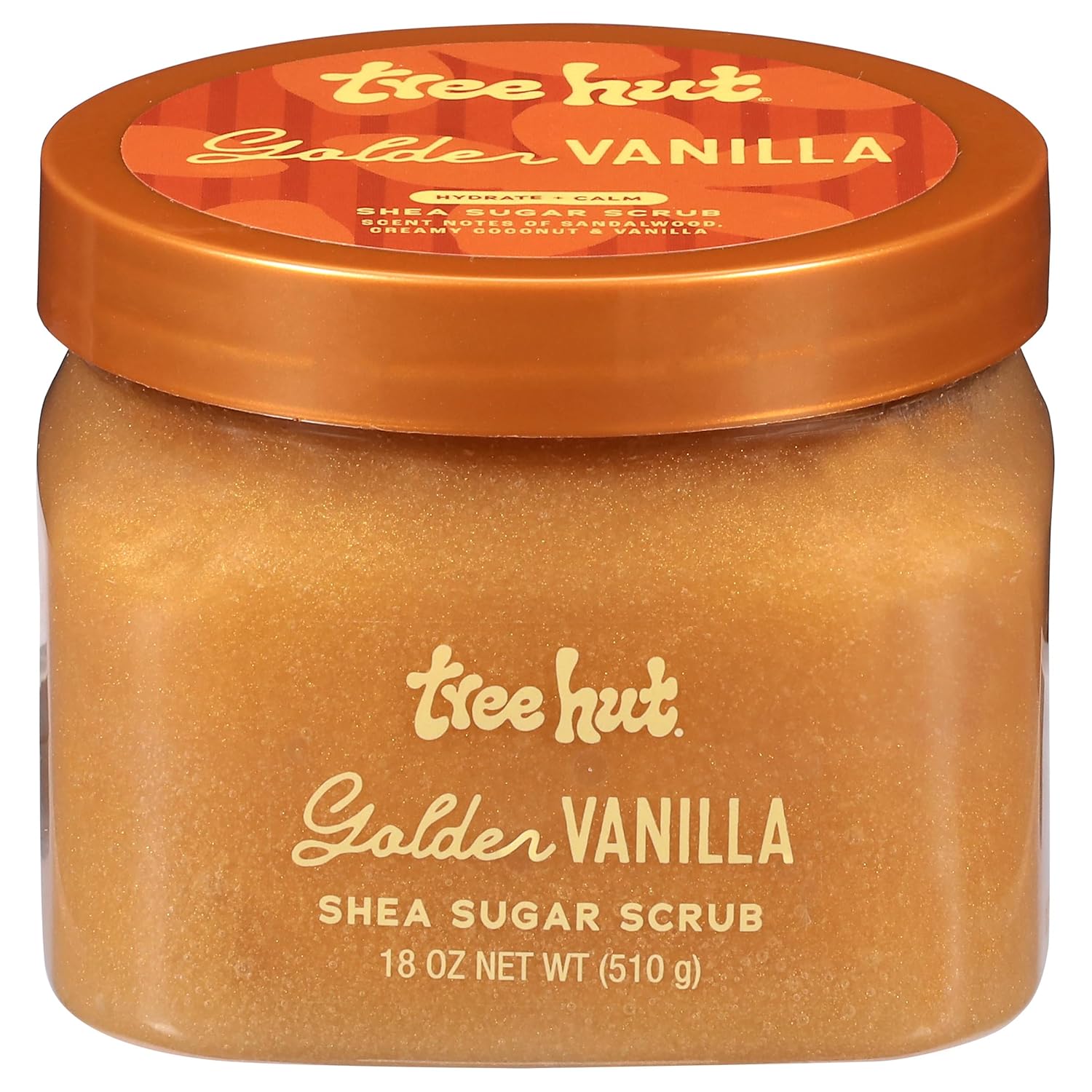 Tree Hut Watermelon Body Scrub, Exfoliating & Hydrating Sugar Scrub with Shea Butter & Essential Oils, Smooth Skin, Body Exfoliator For All Skin Types, Self Care Gifts for Women, Vegan, 18 Oz
