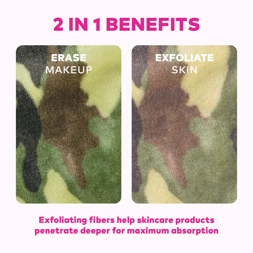 The Original MakeUp Eraser PRO, Effortlessly Remove All Makeup Using Only Water, Including Waterproof Mascara, Eyeliner, Foundation, Lipstick, Sunscreen,and More! Original Pink, 1ct.