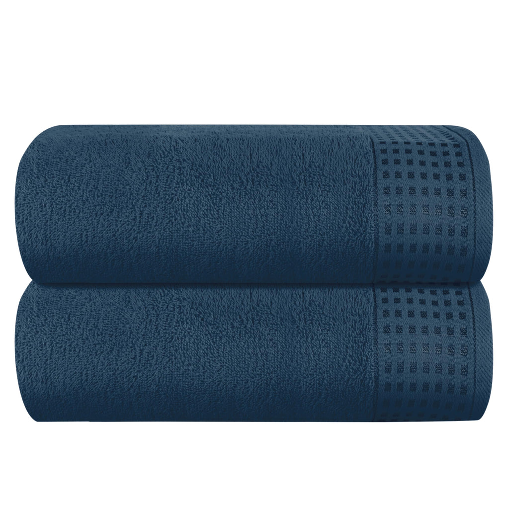 GLAMBURG 100% Cotton Ultra Soft 6 Pack Towel Set, Contains 2 Bath Towels 28x55 Inches, 2 Hand Towels 16x24 Inches & 2 Wash Coths 12x12 Inches, Compact Absorbent Lightweight & Quickdry - Pink