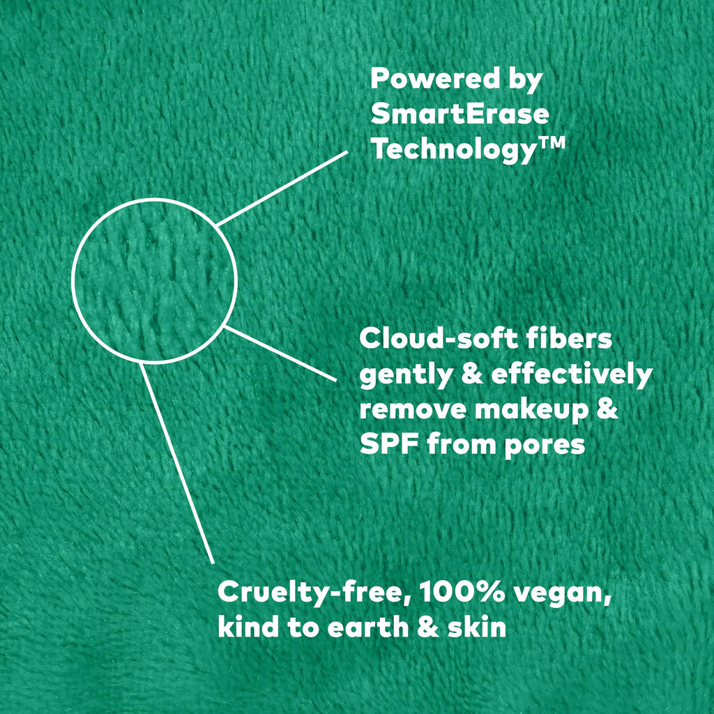 The Original MakeUp Eraser PRO, Effortlessly Remove All Makeup Using Only Water, Including Waterproof Mascara, Eyeliner, Foundation, Lipstick, Sunscreen,and More! Original Pink, 1ct.