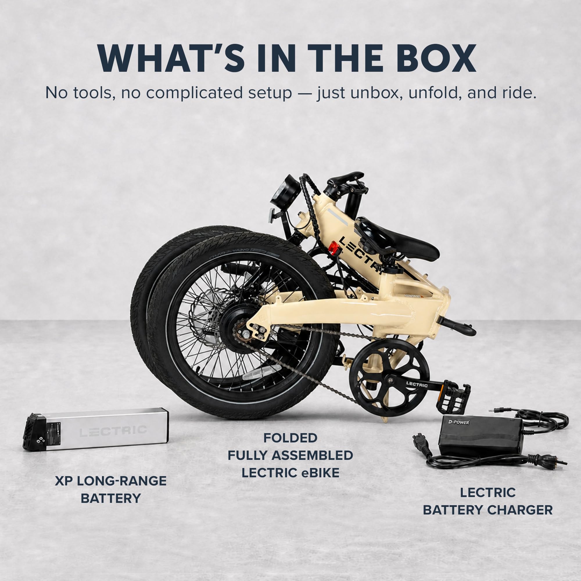 LECTRIC XP Lite2 Folding Electric Bike for Adults - Lightweight eBike with a 48V Battery Powers Up to 45-80 Mile Range, 20Mph Peak 819W Motor, Hydraulic Brakes, LCD Display, 5 Pedal Assist & Throttle