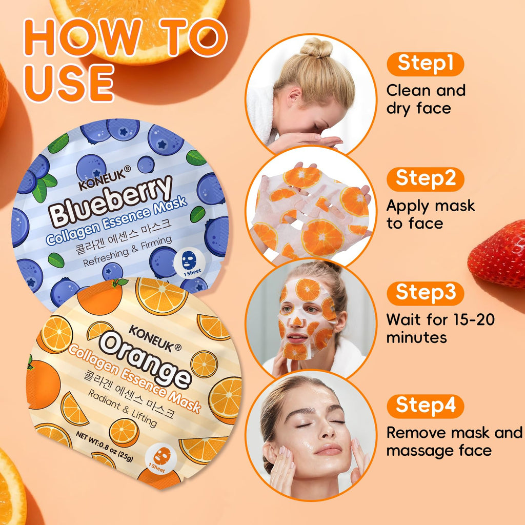 KONEUK 30 Pack Aloe Vera Hydrating Face Masks Skincare, Moisturizing & Soothing Sheet Face Mask for Skin Care, Bulk Aloe Face Masks for After Sun Skin Care, Spa Party Gifts for Women