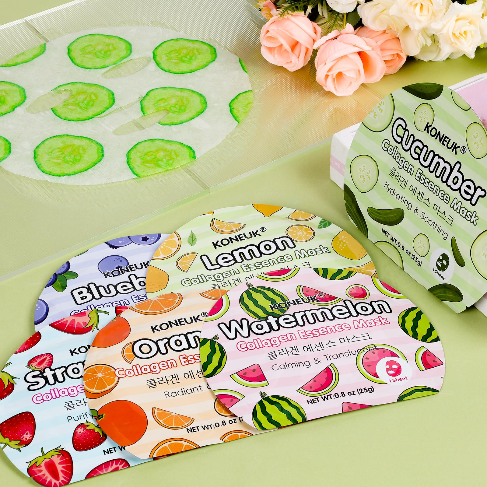 KONEUK 30 Pack Aloe Vera Hydrating Face Masks Skincare, Moisturizing & Soothing Sheet Face Mask for Skin Care, Bulk Aloe Face Masks for After Sun Skin Care, Spa Party Gifts for Women
