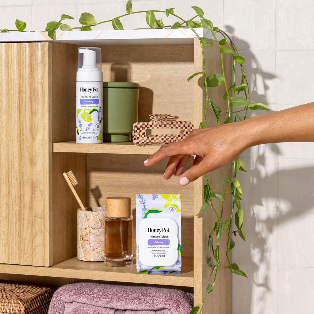 The Honey Pot Company - Feminine Wash - Herbal Infused - Sensitive Skin Types - PH Balanced Plant Based Hygiene Products - Sensitive w/Rosewater - 5.51 Fluid Oz.