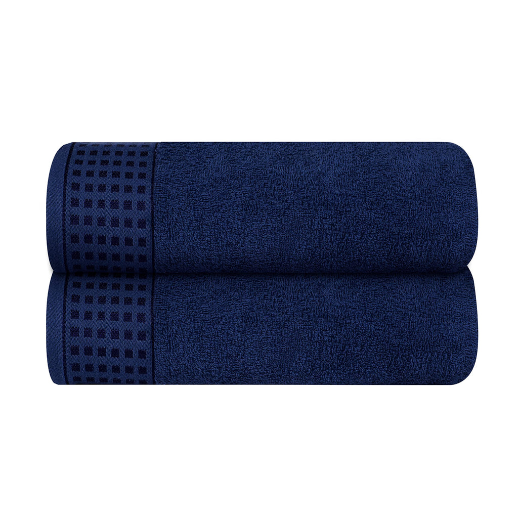 GLAMBURG 100% Cotton Ultra Soft 6 Pack Towel Set, Contains 2 Bath Towels 28x55 Inches, 2 Hand Towels 16x24 Inches & 2 Wash Coths 12x12 Inches, Compact Absorbent Lightweight & Quickdry - Pink