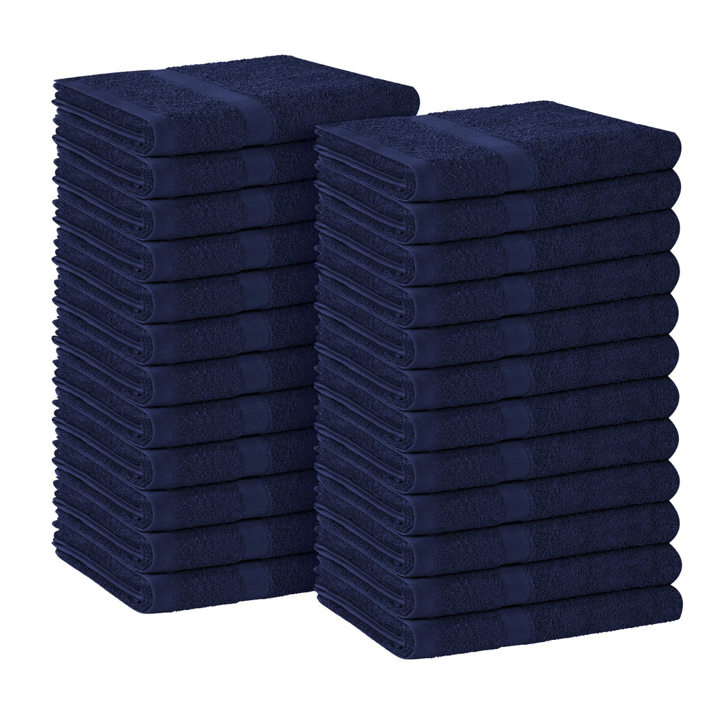 Avalon Towels Salon Towel - Pink Hand Towels Bulk Pack of 24 - 100% Cotton Absorbent Spa, Facial & Gym Towel for Working Out - 16x27 Inches (Not Bleach Proof)