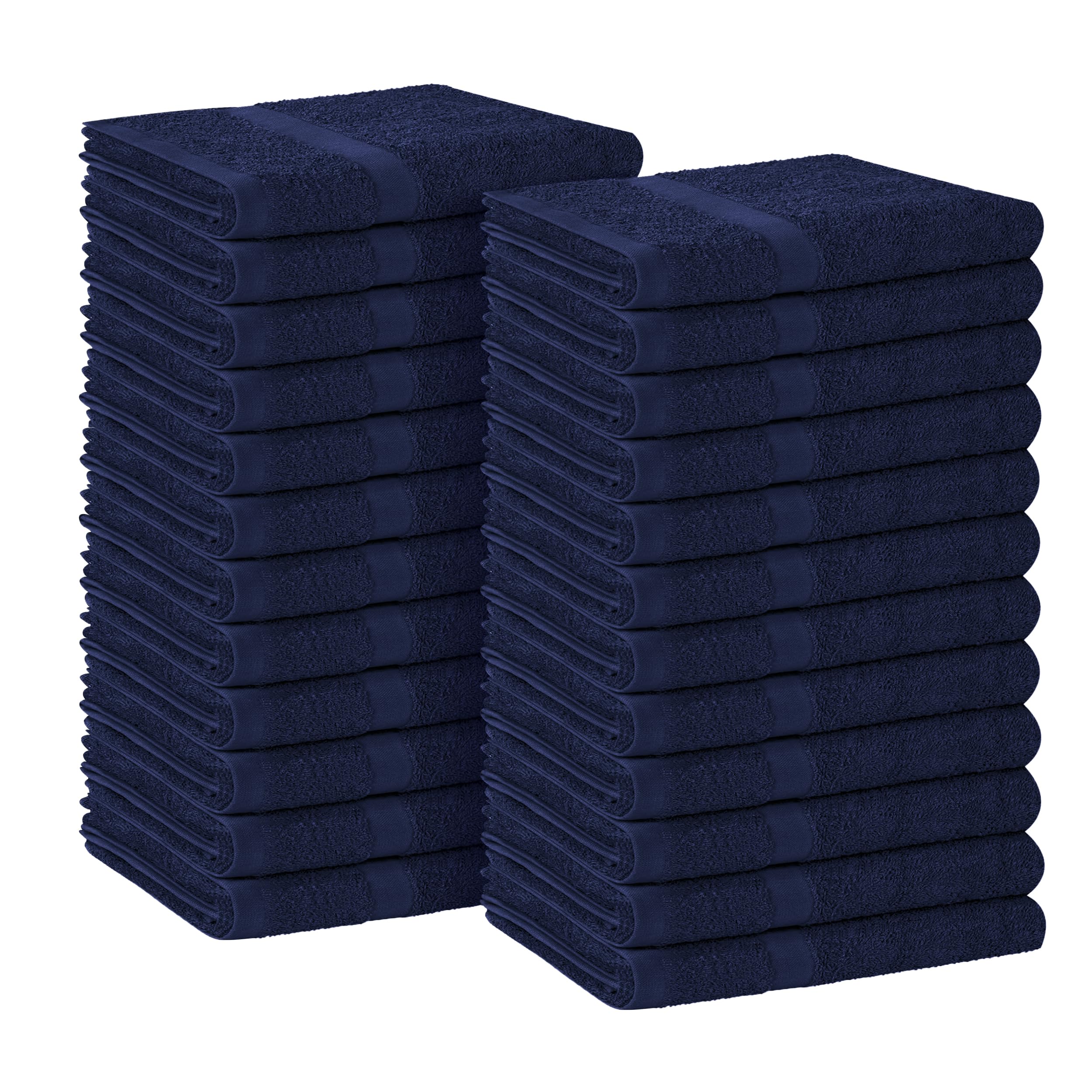 Avalon Towels Salon Towel - Pink Hand Towels Bulk Pack of 24 - 100% Cotton Absorbent Spa, Facial & Gym Towel for Working Out - 16x27 Inches (Not Bleach Proof)